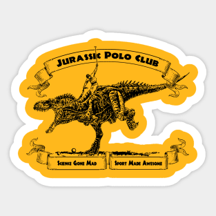 Jurassic Polo Club Sticker